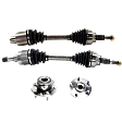 4-Piece Kit Front, Driver and Passenger Side Suspension Kit, Includes (2) Axle Assembly and (2) Wheel Hub