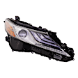 3-Piece Kit Passenger Side LED Headlight, For Models With LED Signal Light, Includes (1) Fender, (1) Grille Assembly, and (1) Headlight