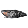 2-Piece Kit Passenger Side Halogen Headlight, With bulb(s), Sedan, OE Replacement, Includes (1) Fender and (1) Headlight