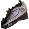 2-Piece Kit Driver Side LED Headlight, With bulb(s), For Models With LED Signal Light, OE Replacement, Includes (1) Fender and (1) Headlight