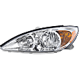 4-Piece Kit Driver and Passenger Side Halogen Headlight, With bulb(s), Sedan, OE Replacement, Includes (2) Fender and (2) Headlight
