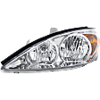 2-Piece Kit Driver Side Halogen Headlight, With bulb(s), Sedan, OE Replacement, Includes (1) Fender and (1) Headlight