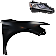 2-Piece Kit, Front, Passenger Side Fender, Includes (1) Fender and (1) Headlight