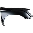 4-Piece Kit, Front, Driver and Passenger Side Fender, RWD, Without Pre-Runner Model, Includes (2) Fender and (2) Headlight