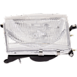 1997 Toyota Tacoma - 2-Piece Kit Front, Passenger Side Fender, RWD, Production Date To September 2000, With Pre-Runner Model, Includes (1) Fender and (1) Headlight