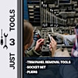 2003 Toyota Tacoma - 3-Piece Kit Grille, Chrome,  Includes (1) Fender, (1) Grille, and (1) Headlight