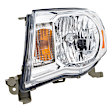 3-Piece Kit Driver Side Halogen Headlight, Includes (1) Fender, (1) Grille Assembly, and (1) Headlight