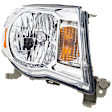 4-Piece Kit Driver and Passenger Side Halogen Headlight, With bulb(s), OE Replacement, Includes (2) Fender and (2) Headlight