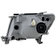 2-Piece Kit Passenger Side Halogen Headlight, With bulb(s), Type 1, OE Replacement, Includes (1) Fender and (1) Headlight