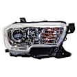 2-Piece Kit Passenger Side Halogen Headlight, With bulb(s), For Models With Wheel Opening Moldings, OE Replacement, CAPA Certified, Includes (1) Fender and (1) Headlight