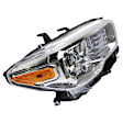 2-Piece Kit Passenger Side Halogen Headlight, With bulb(s), For Models With Wheel Opening Moldings, OE Replacement, CAPA Certified, Includes (1) Fender and (1) Headlight