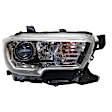 5-Piece Kit Driver and Passenger Side Halogen Headlight, With bulb(s), OE Replacement,, CAPA Certified, Includes (2) Fender, (1) Grille Assembly and (2) Headlight