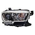 3-Piece Kit, Grille Painted Black, CAPA Certified, Includes (1) Fender, (1) Grille, and (1) Headlight