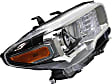 5-Piece Kit, Grille Painted Black, CAPA Certified, Includes (2) Fender, (1) Grille, and (2) Headlight