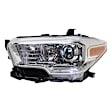 3-Piece Kit Driver Side Halogen Headlight, With bulb(s), OE Replacement, CAPA Certified, Includes (1) Fender, (1) Grille Assembly and (1) Headlight
