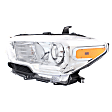 2018 Toyota Tacoma - 2-Piece Kit Driver Side Halogen Headlight, With bulb(s), OE Replacement,  Includes (1) Fender and (1) Headlight