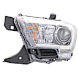 4-Piece Kit Driver and Passenger Side Halogen Headlight, With bulb(s), OE Replacement, Includes (2) Fender and (2) Headlight