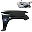 2-Piece Kit Passenger Side Halogen Headlight, With bulb(s), OE Replacement, Includes (1) Fender and (1) Headlight