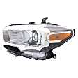 2-Piece Kit Driver Side Halogen Headlight, With bulb(s), OE Replacement, Includes (1) Fender and (1) Headlight