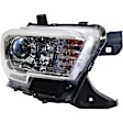 5-Piece Kit Driver and Passenger Side Halogen Headlight, Includes (2) Fender, (1) Grille Assembly, and (2) Headlight, CAPA Certified