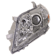 2-Piece Kit Driver Side Halogen Headlight, Without bulb(s), OE Replacement, CAPA Certified, Includes (1) Fender and (1) Headlight