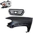 3-Piece Kit, Front, Driver Side Fender, For Models With Wheel Opening Moldings, CAPA Certified, Includes (1) Fender, (1) Grille, and (1) Headlight