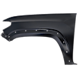 3-Piece Kit, Front, Driver Side Fender, For Models With Wheel Opening Moldings, CAPA Certified, Includes (1) Fender, (1) Grille, and (1) Headlight