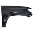 3-Piece Kit, Upper Grille Primed Black, Includes (1) Fender, (1) Grille, and (1) Headlight
