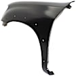 3-Piece Kit, Grille Chrome Shell with Painted Black Insert, Regular or Access Cab Models, For Models With Fender Flares, Includes (1) Fender, (1) Grille, and (1) Headlight