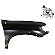 2002 Toyota Tundra - 2-Piece Kit Front, Passenger Side Fender, For Models With Fender Flares, Includes (1) Fender and (1) Headlight