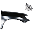 2-Piece Kit, Front, Passenger Side Fender, Includes (1) Fender and (1) Headlight