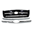 3-Piece Kit, Grille Painted Black, Includes (1) Fender, (1) Grille, and (1) Headlight