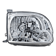 3-Piece Kit Passenger Side Halogen Headlight, With bulb(s), Extended Cab Pickup (Access Cab), Includes (1) Fender, (1) Grille Assembly, and (1) Headlight