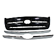 3-Piece Kit Driver Side Halogen Headlight, Extended Cab Pickup (Access Cab), Includes (1) Fender, (1) Grille Assembly, and (1) Headlight
