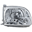 4-Piece Kit Driver and Passenger Side Halogen Headlight, With bulb(s), Extended Cab Pickup (Access Cab), OE Replacement, Includes (2) Fender and (2) Headlight