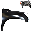 2-Piece Kit Passenger Side Halogen Headlight, With bulb(s), OE Replacement, Includes (1) Fender and (1) Headlight