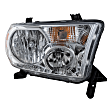 3-Piece Kit, Grille Chrome Shell with Painted Black Insert, Includes (1) Fender, (1) Grille, and (1) Headlight