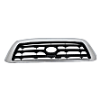 2008-2010 Toyota Tundra - 3-Piece Kit, Grille Chrome Shell with Painted Black Insert, Includes (1) Fender, (1) Grille, and (1) Headlight