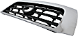 5-Piece Kit, Grille Chrome Shell with Painted Black Insert, Includes (2) Fender, (1) Grille, and (2) Headlight