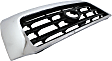 5-Piece Kit, Grille Chrome Shell with Painted Black Insert, Includes (2) Fender, (1) Grille, and (2) Headlight