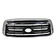 3-Piece Kit, Grille Chrome Shell with Textured Black Insert, For Models Without Rock Warrior Package, Sport Package and Chrome Bumper, Includes (1) Fender, (1) Grille, and (1) Headlight