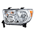 3-Piece Kit Driver Side Halogen Headlight, With bulb(s), OE Replacement, Includes (1) Fender, (1) Grille Assembly and (1) Headlight