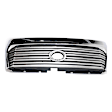 3-Piece Kit, Grille Painted Silver Shell with Gray Insert, For Models With Front Emblem, Includes (1) Fender, (1) Grille, and (1) Headlight