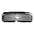 3-Piece Kit, Grille Painted Silver Shell with Gray Insert, For Models With Front Emblem, CAPA Certified, Includes (1) Fender, (1) Grille, and (1) Headlight