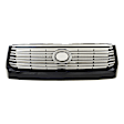 3-Piece Kit, Grille Painted Silver Shell with Gray Insert, For Models With Front Emblem, Includes (1) Fender, (1) Grille, and (1) Headlight
