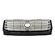 3-Piece Kit, Grille Painted Silver Shell with Gray Insert, For Models With Front Emblem, Includes (1) Fender, (1) Grille, and (1) Headlight
