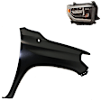 2-Piece Kit Passenger Side LED Headlight, With bulb(s), OE Replacement, Includes (1) Fender and (1) Headlight