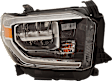 5-Piece Kit, Grille Painted Gray, For Models With Front Emblem, Without Chrome Surround, Nightshade Edition and Trail Package, Billet Type Grille, Includes (2) Fender, (1) Grille, and (2) Headlight