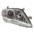 2007 Toyota Camry - 3-Piece Kit Passenger Side Halogen Headlight, Without bulb(s),  Japan Built Vehicle, OE Replacement, Sedan,  Includes (1) Fender, (1) Grille Assembly, and (1) Headlight