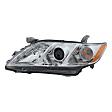 2007 Toyota Camry - 5-Piece Kit Driver and Passenger Side Halogen Headlight, With bulb(s), USA Built Vehicle, OE Replacement,  Includes (2) Fender, (1) Grille Assembly, and (2) Headlight